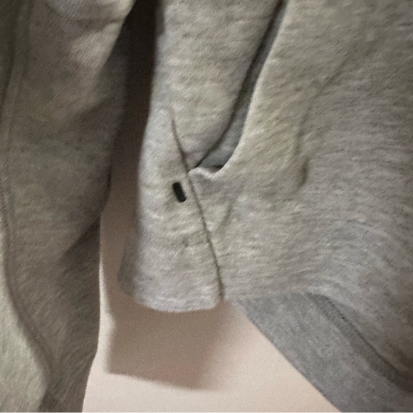 Nike Womens Grey Gray Tech Fleece Techfleece Size Small Cropped Full Zip Hoodie - Picture 7 of 10